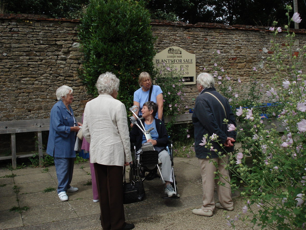 Admiring the Walled Garden